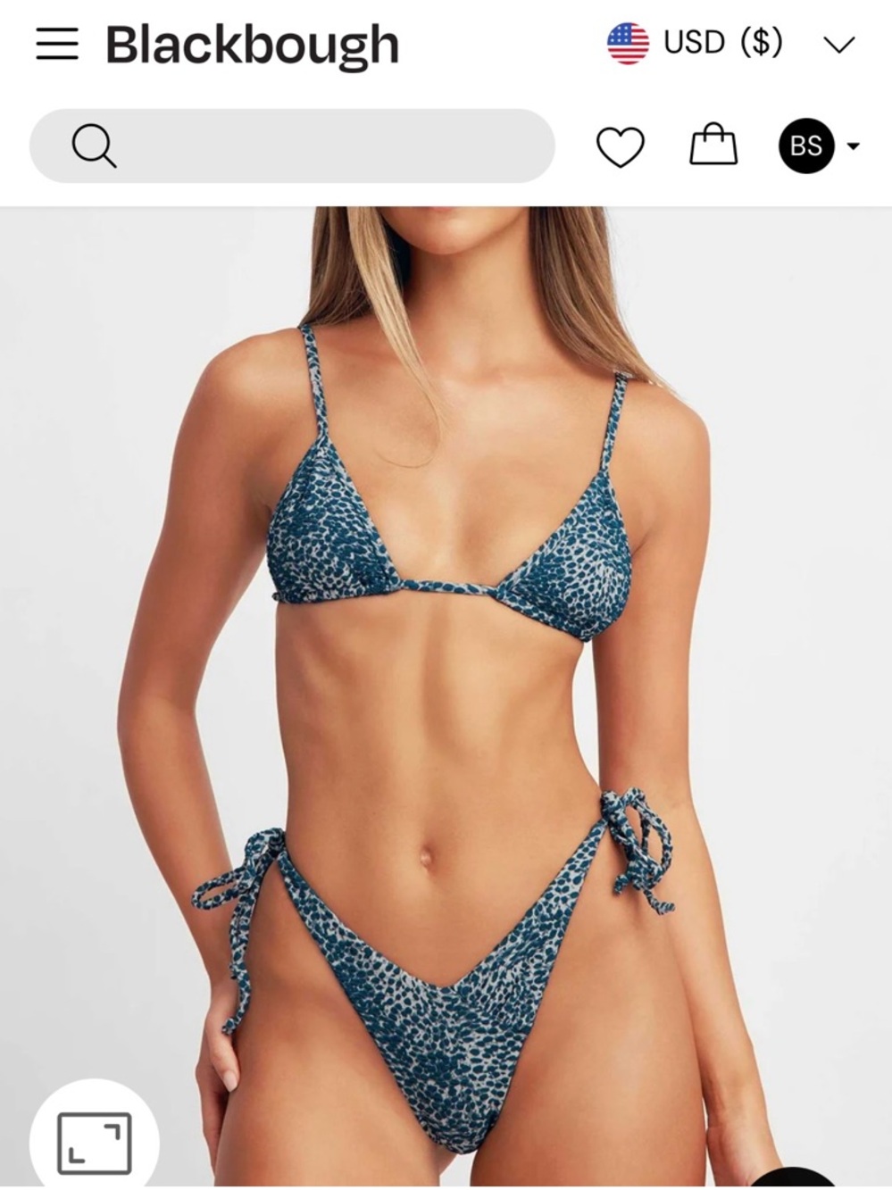Blackbough - Cynthia Triangle Top & Cynthia String Cheeky Bottoms
